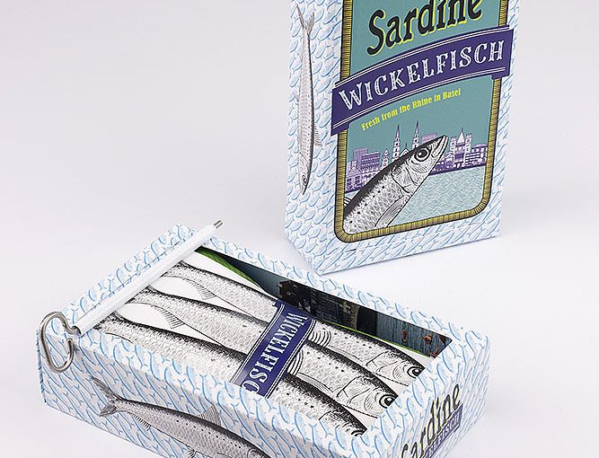 Sardinendose Wickelfisch