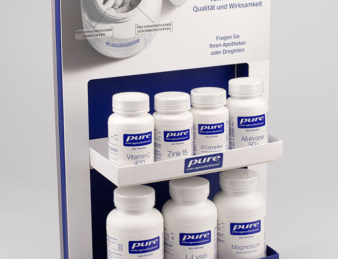 Nestlé Counter Display Pure encapsulations