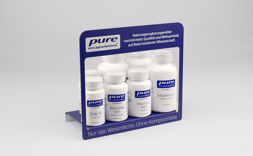 Nestlé Shelf Talker Pure encapsulations