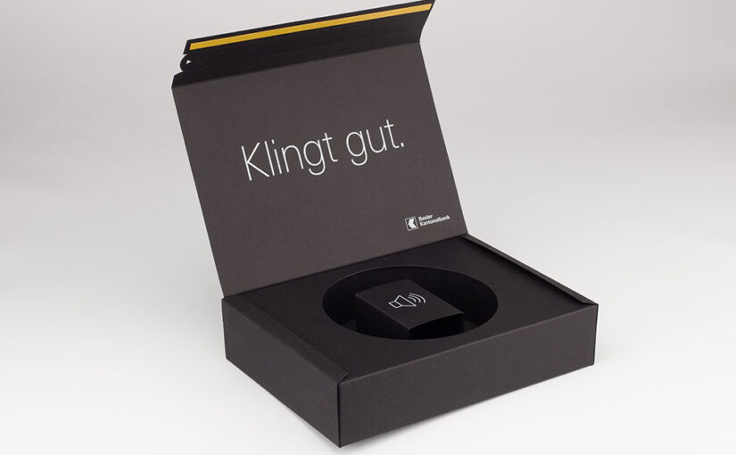 Basler Kantonalbank Lautsprecher-Box