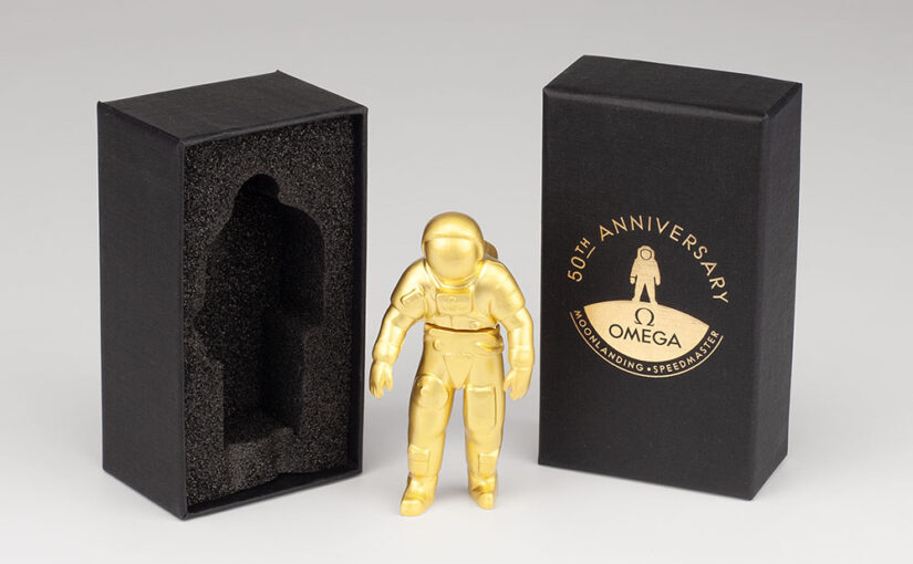 OMEGA 50th Anniversary Moonlanding Speedmaster Statue Box